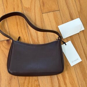NWT St. Agni Petit 90s Shoulder Bag in Chocolate Brown